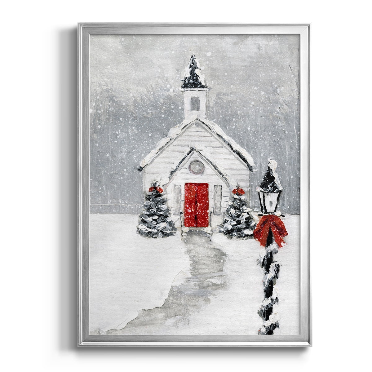 Soft Silent Night Premium Framed Print - Ready to Hang