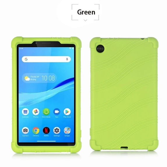 Soft Silicon Cover Case Shockproof Tablet Back Shell For Lenovo Tab M7 3 Gen 7inch TB-7306F TB-7306X TB-7305F TB-7305X TB-7305I Green