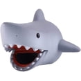 thumbnail image 1 of Soft Silicone Bath Spout Cover, Grey Shark Tub Faucet Protector for Toddler Kids Bathtub Safety and Bump Protection (K), 1 of 5