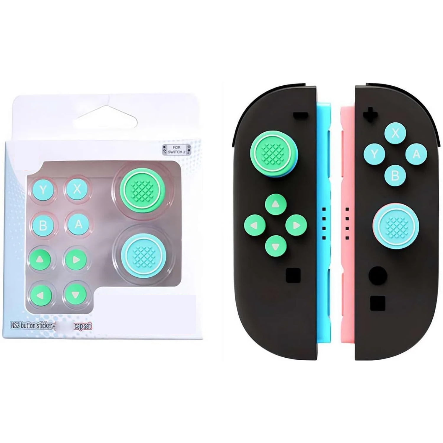 Soft Silicone Button Caps for Switch 2 Game Controller, Comfort Grip ...
