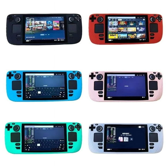 Soft Silicone Case For Steam Deck Game Console Handheld Protective Cover Shell