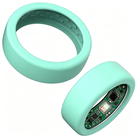 Soft Silicone Case for Smart Ring,Anti-Scratch, Lightweight & Comfortable Protective Sleeve,Wear Resistant Smart Ring Guard Cover（Size:S）