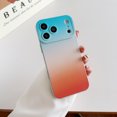 thumbnail image 1 of Soft Silicone Case for iPhone 17 Pro, Gradient Color Ultra Slim Protective Phone Cover, Shockproof Skin-Friendly Case with Soft Anti-Scratch Microfiber Lining for Girls, E, 1 of 12