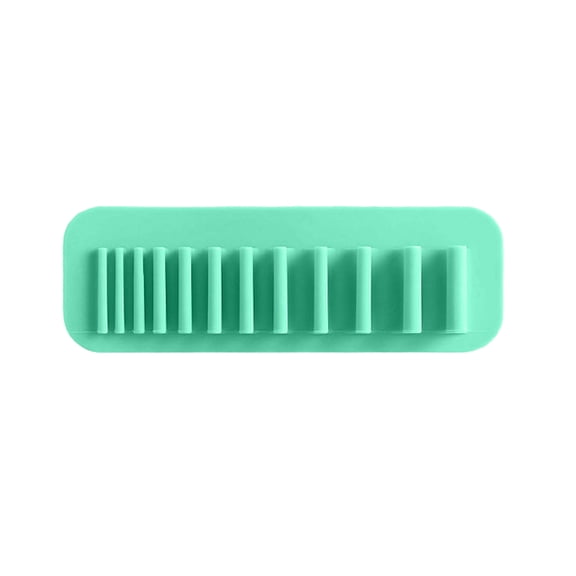 Soft Silicone Cosmetic Brush Storage Rack Wall-Mounted Makeup Brush Drying Rack Makeup Brushes Holder