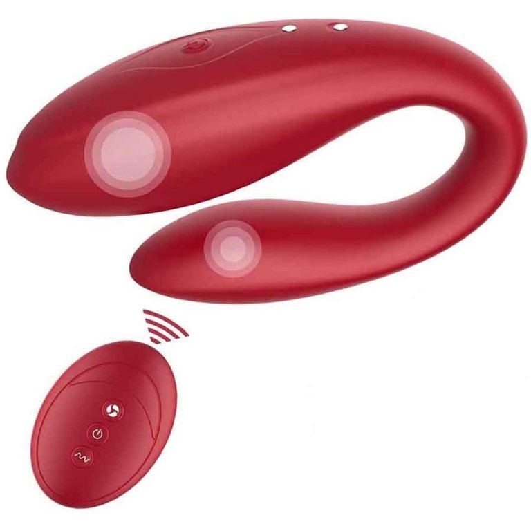 Soft Silicone Couple Vibrators for Women Men Double Motors Wireless Female Adult Sex Toys for Men Women Her Couples Play with Remote Control G Spot