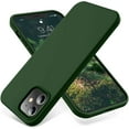 thumbnail image 1 of Soft Silicone Designed for iPhone 12/12 Pro Case,[Military Grade Drop Protection] [Anti-Scratch Microfiber Lining] Shockproof Protective Phone Case Slim Thin Cover 6.1 inch,Clover, 1 of 5
