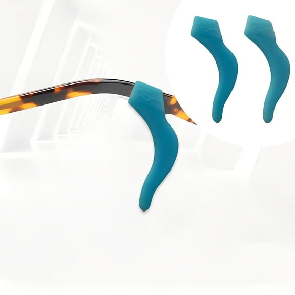 Soft Silicone Eyeglass Ear Hooks, 1 Pairs of Non-Slip Eyeglasses Ear Grips for Glasses, Sunglasses, Reading Glasses