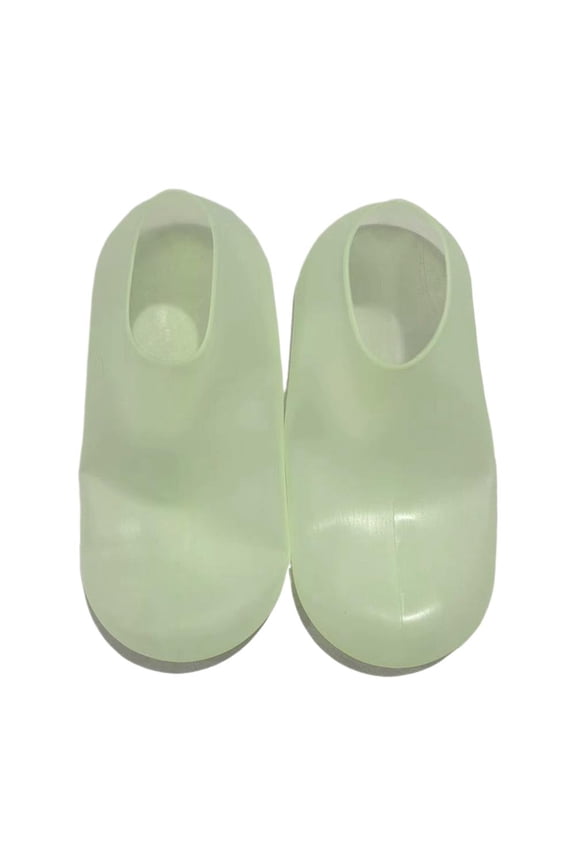 1 Pair Soft Silicone Foot Care Socks for Sand and Water Protection, Reusable Moisturizing Socks for Cracked Heels in White, Nude, and Pink