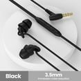 thumbnail image 1 of Soft Silicone Headphones Wired Handsfree Type C 3.5mm Jack Earphones In-Ear Sleep Wired Headset With Mic In-line Control Earbuds, 1 of 25