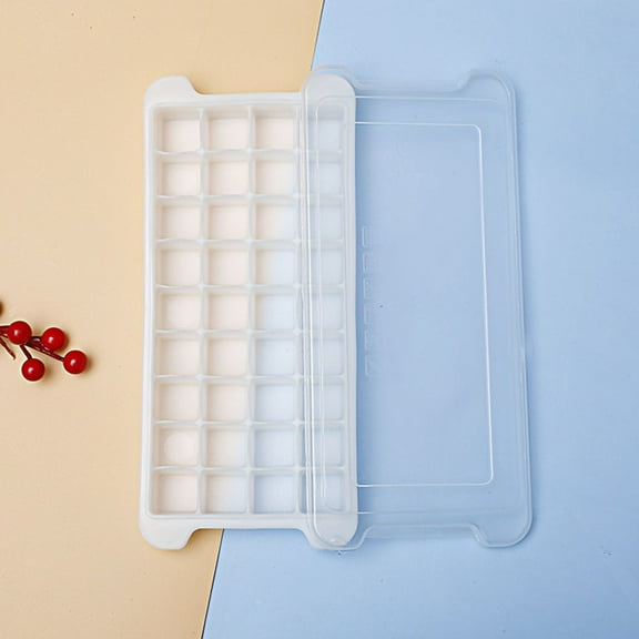 Soft Silicone Ice For Cube Tray With Pp Lid Bpa 24 Or 36 Silicone Ice Cubes Blue 24 Cubes YIWEI