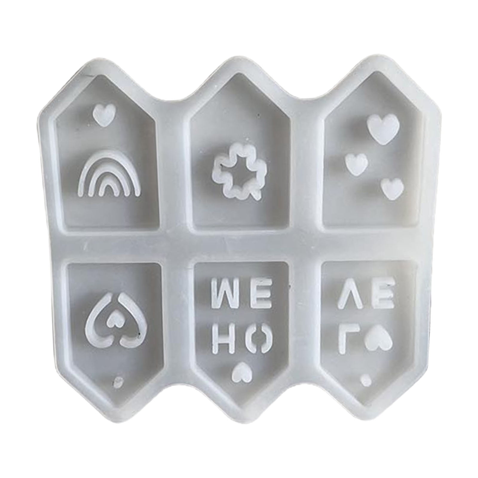 Soft Silicone Mold for Making Small Hollow House Models Pendants ...