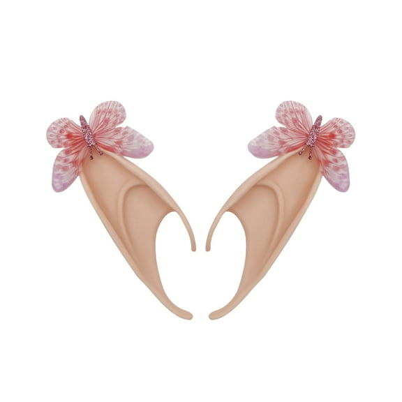 Soft Silicone Pointed Elf-Ear for Role-Play Party Events - Reusable Breathable Accessory