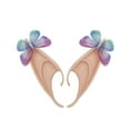 thumbnail image 1 of Soft Silicone Pointed Elf-Ear for Role-Play Party Events - Reusable Breathable Accessory, 1 of 6