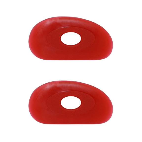Soft Silicone Pottery Rib (Shape 0) - Ceramic Clay Sculpting Tool, Smooths & Removes Finger Marks | 2 Pack