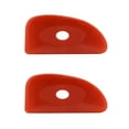 thumbnail image 1 of Soft Silicone Pottery Rib (Shape 4) - Ceramic Clay Sculpting Tool, Smooths & Removes Finger Marks | 2 Pack, 1 of 4