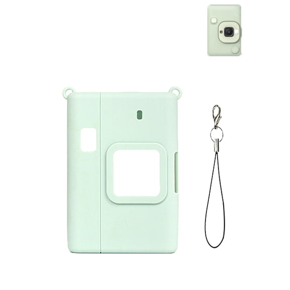 Soft Silicone Protective Case for Instax mini Liplay Camera,Anti-Scratch Shockproof Lightweight Rubber Shell Cover Sleeve-Green