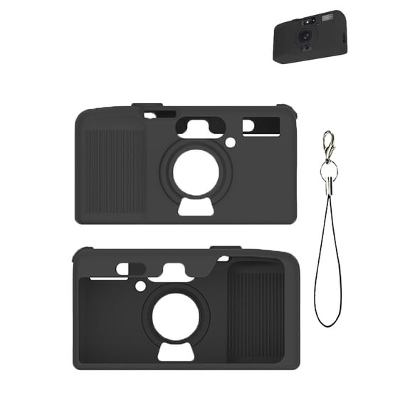 Soft Silicone Protective Case for KODAK Snapic A1 Instant Camera,Anti-Scratch Shockproof Lightweight Rubber Shell Cover Sleeve-Black