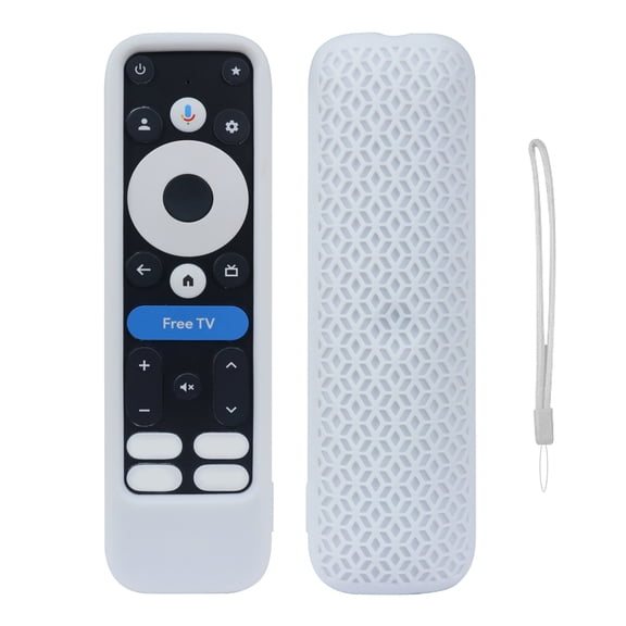 Soft Silicone Remote Control Cover Case for Onn Google TV 4K Pro 2024 Nonslip Texture Shell Anti-Drop Housing