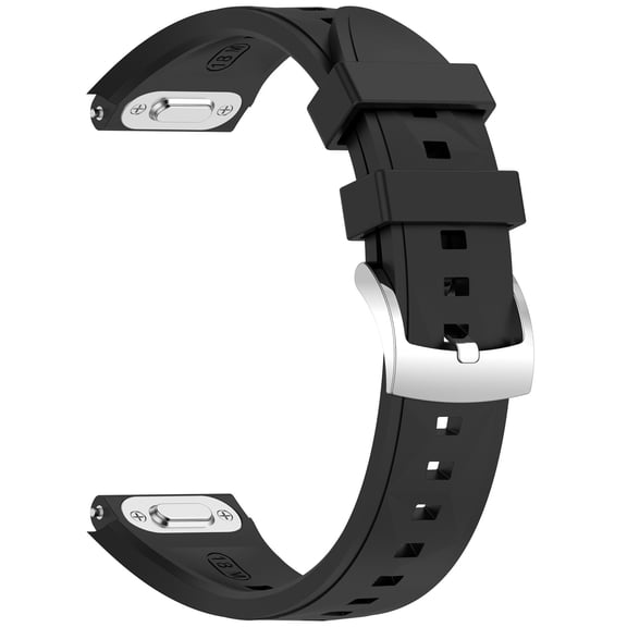 Soft Silicone Replacement Watch Band with Button Closure for Huawei Watch GT6 18mm - Color A