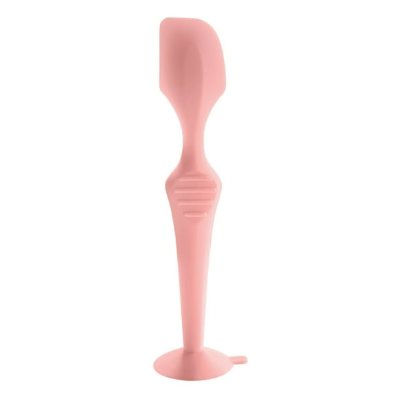 Soft Silicone Scraper Ointment Applicator Baby Diaper Cream Scraper Spoon Buttocks Scraping Spoon with Suction Base
