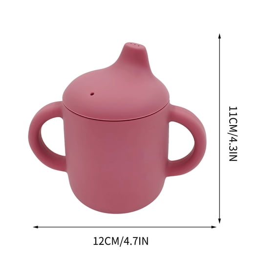 Soft Silicone Sippy Cup with Straw - BPA-Free Training Cup for Youngsters - Leak-Proof & Dishwasher Safe - Multiple Color Options