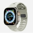 thumbnail image 1 of Soft Silicone Strap For Apple Watch Band Ultra 42/44/45/53, 1 of 6