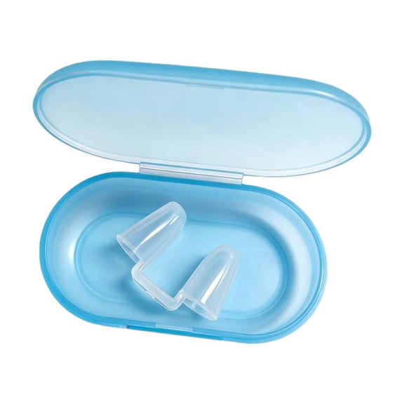 Soft Silicone Swim Nose Plugs Protections Pool Nose Plug with Storage Box For Pool Beach And Diving Activity