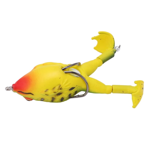 Soft Silicone Thunder  Fishing Lure with Double Propeller Feet and Integrated Hooks