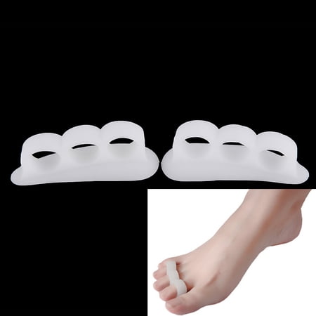 Soft Silicone Toe Separating Gel Toe Separator Flexible Finger Spacer Silicone Soft Form For Manicure Pedicure Nail Tool