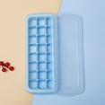 Soft Silicsingle Ice Cube Tray with BPA Free Lid for Easy Release 24/36