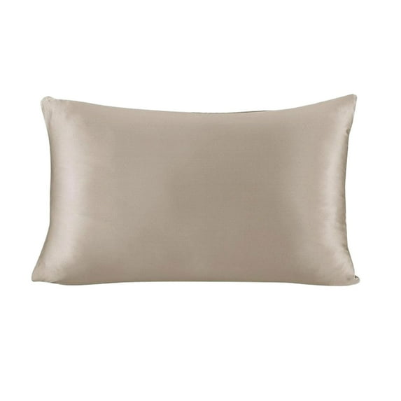 Soft Silk Blend Pillowcase Cover Breathable Pillow Case for Hair and Skin, Standard Size 20*26 Inch Travel Pillow Cases with Envelope Closure