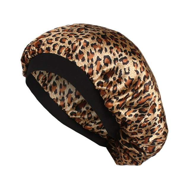 Soft Silk Hair with Wide Band Comfortable Night Sleep Hat Hair