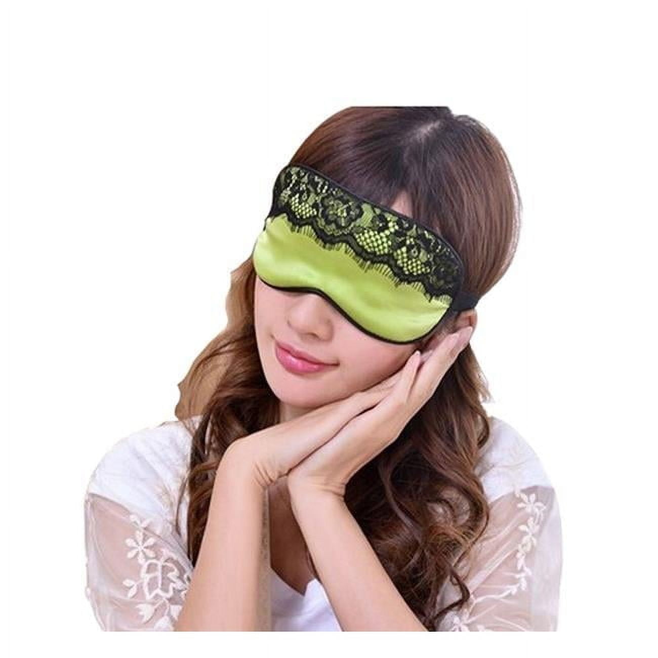 Soft Silk Lovely Eyeshade Sleep Eye Mask - Oyster Green