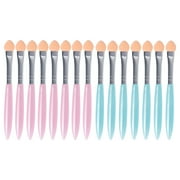 Soft Silky Sponge Eyeshadow Brush Makeup Foundation Brushes 15 Pcs