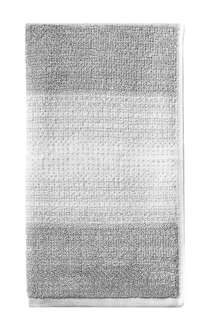 Soft Silver/Arctic White Heathered Hand Towel, Better Homes & Gardens
