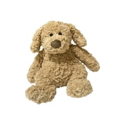 Soft Sitting Dog Plush Toy Realistic Yellow Dog Stuffed With PP Cotton For Kids Adult Companion Room Decoration