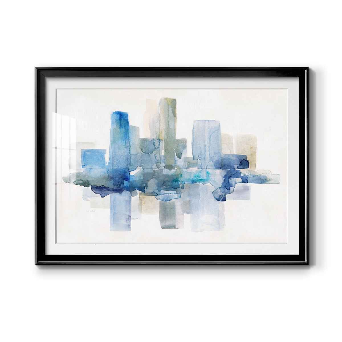 Soft Skyline II Premium Framed Print - Ready to Hang