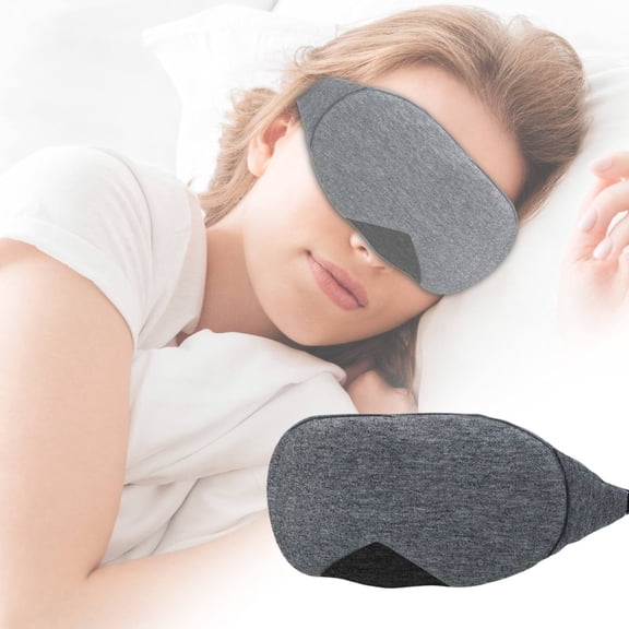 Soft Sleep Mask,Cotton Sleep Eye Mask,Blocking Light Travel Blindfold,Comfortable Soft Night Eye Cover,Travel/Nap Eye Mask,Warm Eye Compress Mask,Sleep Mask for Men Women
