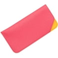 thumbnail image 1 of Soft Slip In Eyeglass Case And Holder, Faux Leather With Peek-a-Boo Lining, Black, 1 of 6