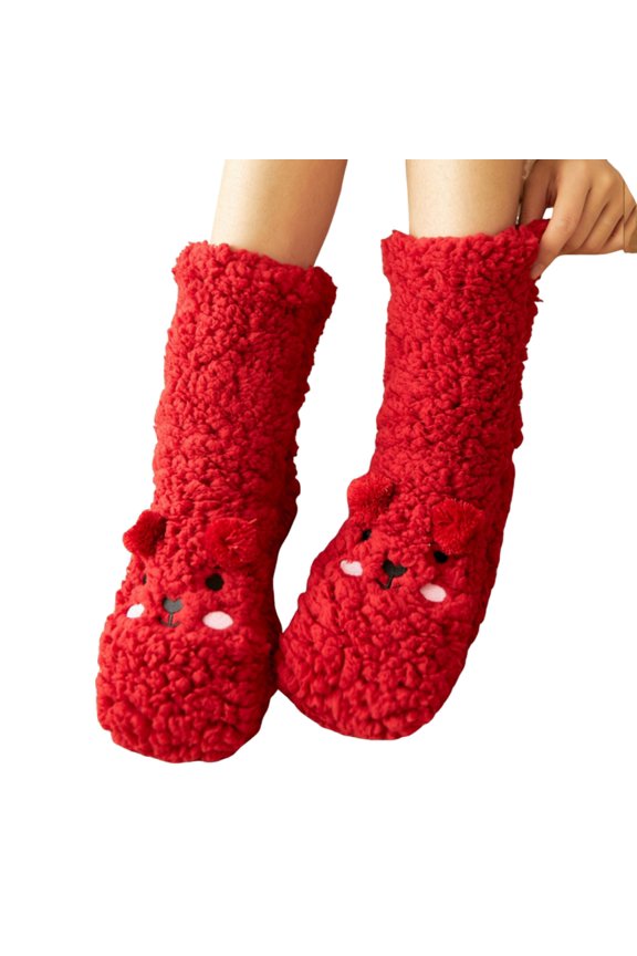 Soft Slouchy Knit Ankle Cuffs - Fashionable Leg Warmers for Women, Perfect for Layering in Fall and Winter, Comfortable Fit for Everyday Wear Red One Size