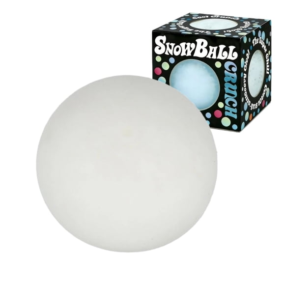 Soft Snowball Squishy Toys - Mess-Free Indoor Snowball Play, Perfect Easter Party Favor & Sensory Stress Relief Toy for Adults & Teens White