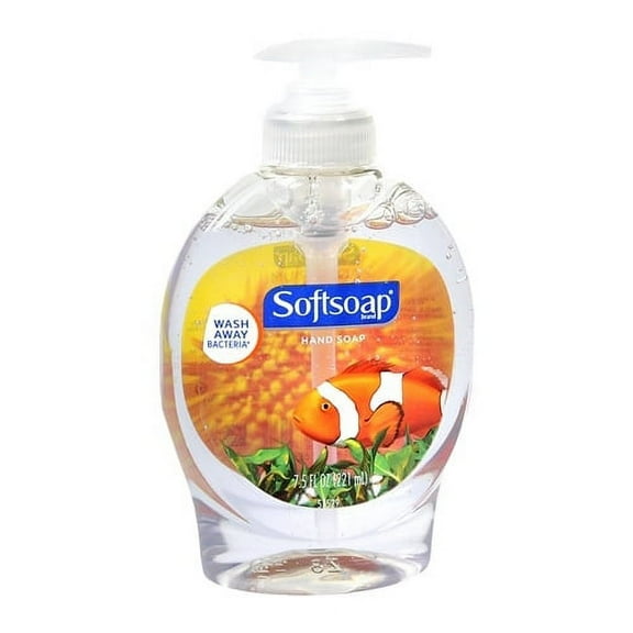 Soft Soap Anti-Bacterial Hand Soap, Aquarium - 7.5 Oz, 6 Pack