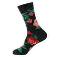 thumbnail image 1 of Soft Socks For Women Geometric Print Socks For Mens Females Socks Print Socks Gifts Cotton Long Funny Socks Novelty Funky Cute Socks 1Pack, 1 of 4