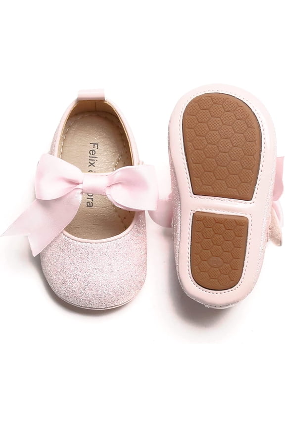 Soft Sole Baby Shoes - Infant Baby Walking Shoes Moccasins Rubber Sole Crib Shoes