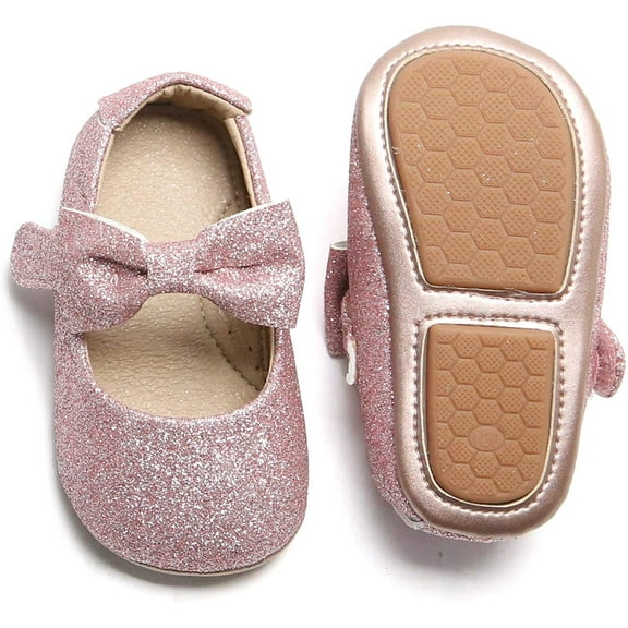 Soft Sole Leather Baby Shoes - Infant Baby Walking Shoes Moccasinss Rubber Sole Crib Shoes