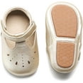 thumbnail image 1 of Soft Sole Leather Baby Shoes - Infant Baby Walking Shoes Moccasinss Rubber Sole Crib Shoes, 1 of 6