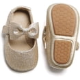 thumbnail image 1 of Soft Sole Leather Baby Shoes - Infant Baby Walking Shoes Moccasinss Rubber Sole Crib Shoes, 1 of 7