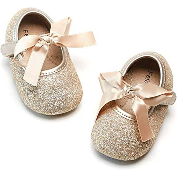 Soft Sole Leather Baby Shoes - Infant Baby Walking Shoes Moccasinss Rubber Sole Crib Shoes