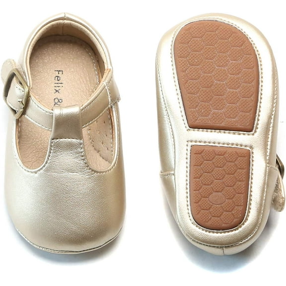 Soft Sole Leather Baby Shoes - Infant Baby Walking Shoes Moccasinss Rubber Sole Crib Shoes