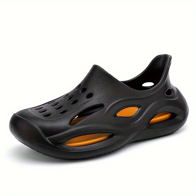 Soft Sole Walking Shoes, Men's EVA Clogs Slipon Closed Toe Sandals, Outdoor Garden Shoe Beach